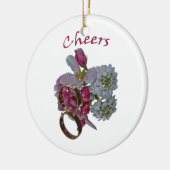 Décorations en céramique romantiques Cheers (Gauche)