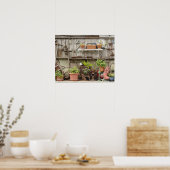 Décorations sur une clôture en bois, île de Catali (Cuisine)