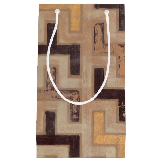 Decorative African Mudcloth Pattern Klein Cadeauzakje (Voorkant)