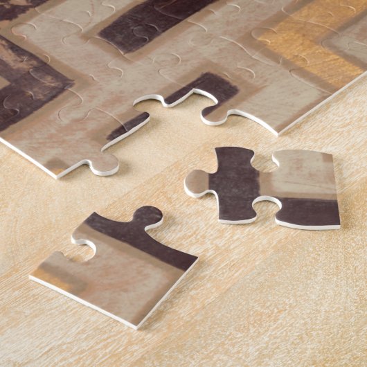 Decorative African Mudcloth Pattern Legpuzzel (Zijkant)