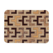 Decorative African Mudcloth Pattern Magneet (Horizontaal)