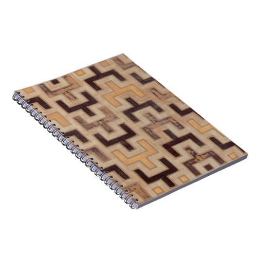 Decorative African Mudcloth Pattern Notitieboek (Rechterzijde)