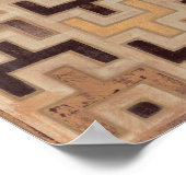 Decorative African Mudcloth Pattern Poster (Hoek)