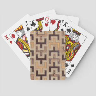 Decorative African Mudcloth Pattern Speelkaarten