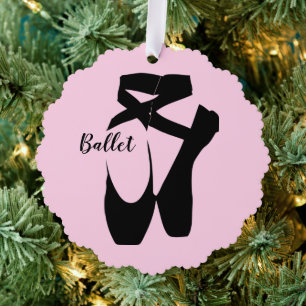Décorative Ballet Chaussures Design Papier Ornament Carte