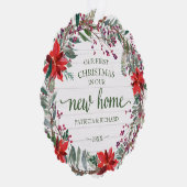 Décorative Carte de couronne de Noël de première maison (Droite)