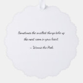 Décorative Carte de déclaration personnalisée pour bébé (Verso)