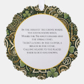 Décorative Carte de décoration Celtic Bloom (Recto)