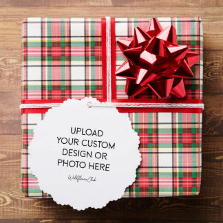 Décorative Carte de décoration de Noël en papier photo person