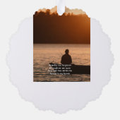 Décorative Carte de poche Memorial Pêcheur (Verso)