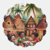 Décorative Carte d'ornement de Noël (Recto)