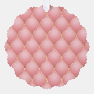 Décorative Carte d'ornement de Noël rose Rose Gold Diamond