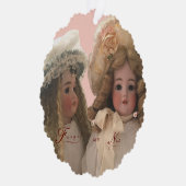 Décorative Carte d'ornement de poupées antiques (Droite)