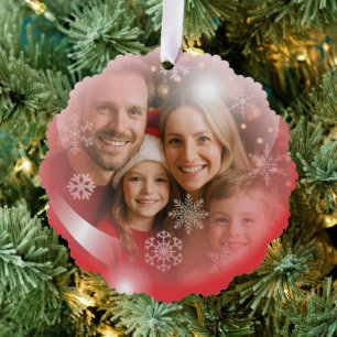 Décorative Carte d'ornement Modèle photo de Noël