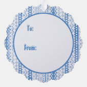 Décorative Carte d'ornement papier (Verso)