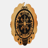 DÉCORATIVE CARTE ORNAMENTS PAPIER (Droite)