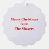 Décorative Carte personnalisée Pingouin en papier mignon (Verso)