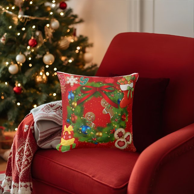 Decorative Christmas Throw Pillow Kussen (Creator heeft geüpload)