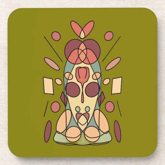 Decorative coach pillow  bier onderzetter (Voorkant)