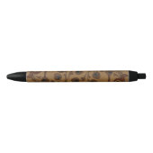 Decorative Deco Flowers Zwarte Inkt Pen (Voorkant)