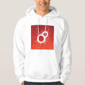 Decorative Eight Mens Hoodie (Voorkant)