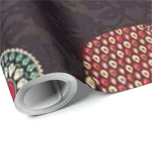Decorative Elephant Pattern Wrapping Paper Cadeaupapier (Rol Hoek)