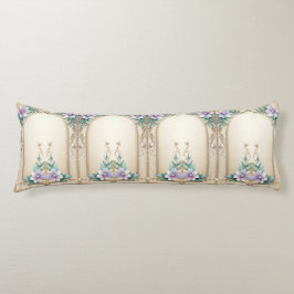 Decorative Floral Frame Body Pillow Lichaamskussen