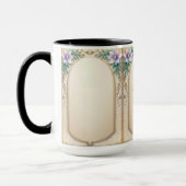 Decorative Floral Frame Mug (Gauche)