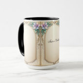 Decorative Floral Frame Mug (Devant gauche)