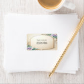 Decorative Floral Frame with Pearls Address Label (Insitu)