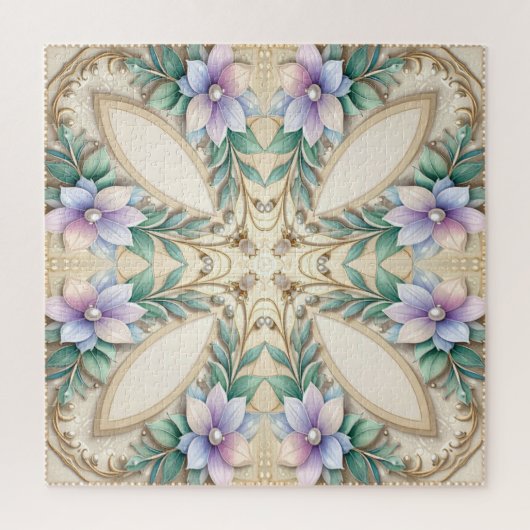 Decorative Floral Jigsaw Puzzle (Vertical)