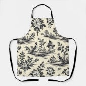 Decorative French toile pattern Schort (Voorkant)