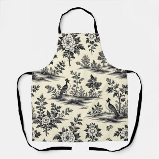 Decorative French toile pattern Schort