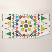 Decorative geometric repeating pattern badhanddoek (Badhanddoek)