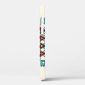 Decorative geometric repeating pattern Case-Mate iPhone case (Achterkant / Links)