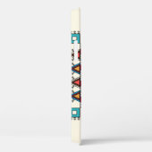 Decorative geometric repeating pattern Case-Mate iPhone case (Achterkant / Rechts)