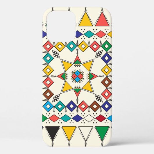 Decorative geometric repeating pattern Case-Mate iPhone case (Achterkant)
