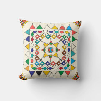 Decorative geometric repeating pattern kussen