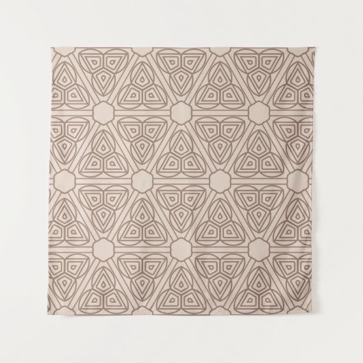 decorative geometric seamless pattern. illustratio wandkleed (Voorkant)
