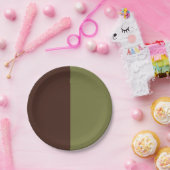  Decorative Half And Half  Papieren Bordje (Feest)