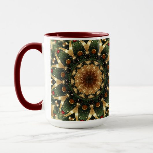 Decorative Holiday Mug (Gauche)