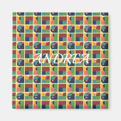Decorative Magnet – Abstract Geometric Shapes (Devant)
