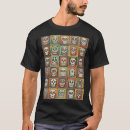 Decorative paint Skull Collection Mexican Folk T-shirt