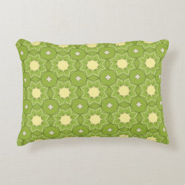 decorative pillow featuring a geometric pattern accent kussen