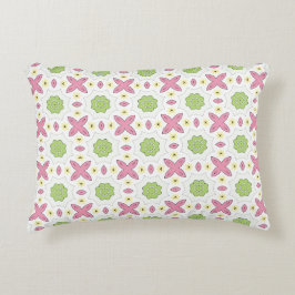 decorative pillow featuring a geometric pattern accent kussen