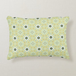 decorative pillow featuring a geometric pattern accent kussen