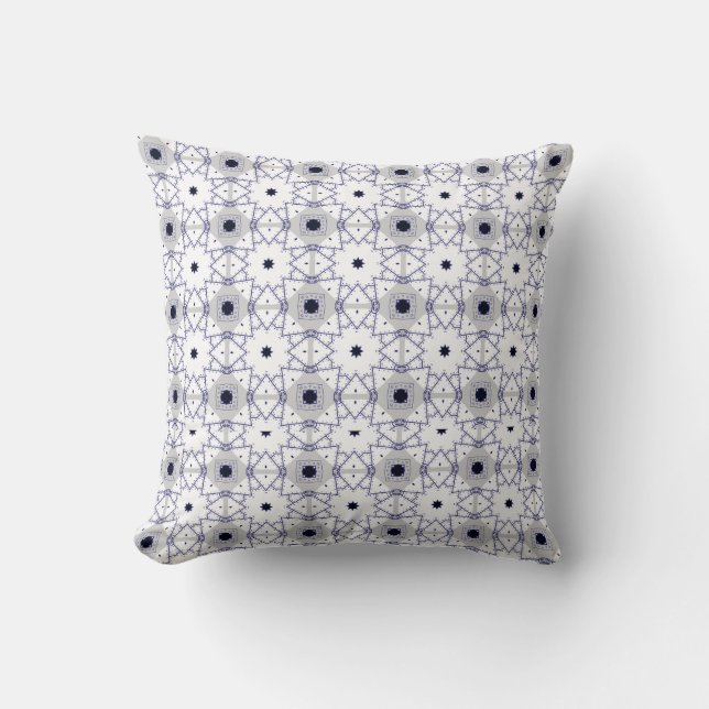 decorative pillow featuring a geometric pattern kussen (Voorkant)
