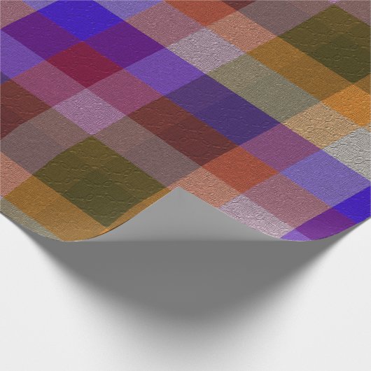  Decorative Plaid Cadeaupapier (Hoek)