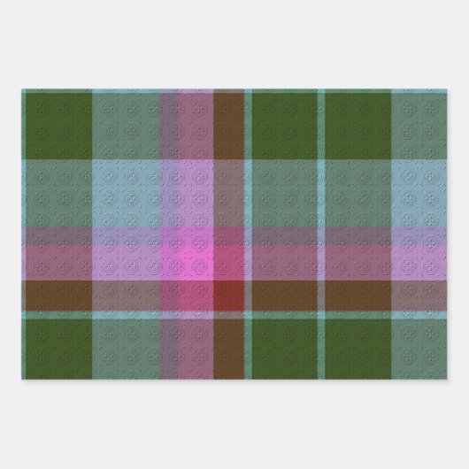 Decorative Plaid Inpakpapier Vel (Voorkant)