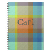  Decorative Plaid Notitieboek (Voorkant)
